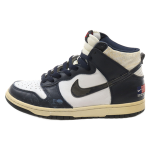 NIKE ナイキ DUNK HIGH LE USA2000 ダンク ハイ ハイカットスニーカー シューズ ネイビー/ホワイト US8.5 630335-146