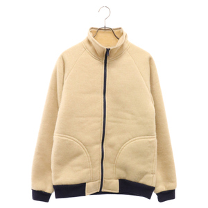 WORKERS ワーカーズ Sliver Fleece Jacket スライバーフリースジャケット リブ ジップアップジャケット ベージュ