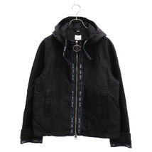 BURBERRY バーバリー Logo Detail Nylon Hooded Jacket ロゴデザイン ナイロン フード付き ジャケット ブラック 4549158_画像1