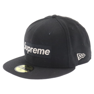 SUPREME シュプリーム 20SS $1M Metallic Box Logo New Era Cap メタリックボックスロゴベースボールキャップ ブラック