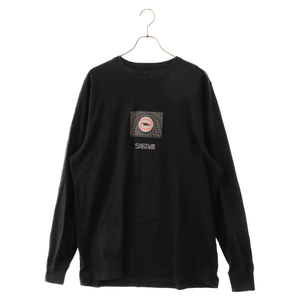 NIKE ナイキ 22SS×Travis Scott CACT.US CORP L/S Tee トラヴィススコット カクタスジャック 長袖Tシャツ ブラック DO6353-010