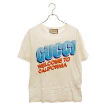 GUCCI グッチ 22SS Cotton jersey T-shirt コットンジャージー Tシャツ カットソー ホワイト 615044 XJEEB_画像1