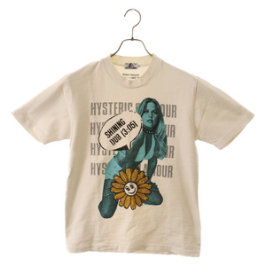 HYSTERIC GLAMOUR ヒステリックグラマー フォト プリント 半袖 カットソー Tシャツ ホワイト 0261CT21