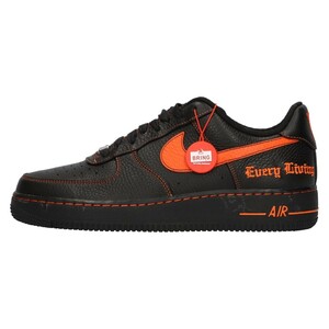 NIKE ナイキ×VLONE AIR FORCE 1 LOW ヴィーロン エアフォース1 ローカットスニーカー オレンジ/ブラック US9.5/27.5cm AA5360-001