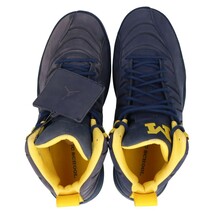 NIKE ナイキ AIR JORDAN12 RETRO MICHIGAN PSNY エアジョーダン12 ミシガン ハイカットスニーカー ネイビー AA1233-808572_画像5