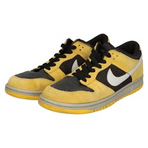 NIKE ナイキ 08年製 DUNK LOW Varsity maize 318019-001 ダンク ロー ローカットスニーカー ヴァーシティーメイズ US10 ブラック/イエロー_画像3