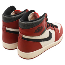 NIKE ナイキ AIR JORDAN 1 LOST&FOUND DZ5485-612 エアジョーダン1 ロスト&ファウンド ハイカットスニーカー ホワイト/レッド US8.5/26.5cm_画像4