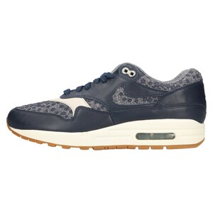 NIKE ナイキ WMNS AIR MAX 1 PRM ウィメンズ エアマックス1 プレミアム ローカットスニーカー ネイビーUS10/27cm 454746-403