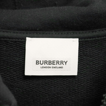 BURBERRY バーバリー 21AW サイドロゴ プリント ジップアップ パーカー ブラック 8036691_画像5