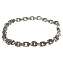 CHROME HEARTS クロムハーツ PAPER CHAIN/ペーパーチェーン シルバーブレスレット 7inch_画像4