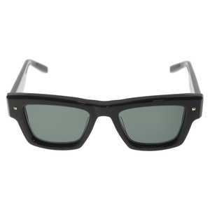 VALENTINO ヴァレンチノ XXII VLS-106 Sunglasses Square Shape 50mm スタッズ装飾 カラーレンズサングラス アイウェア メガネ ブラック
