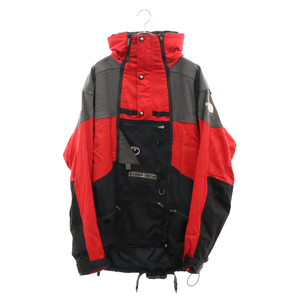 THE NORTH FACE ザノースフェイス 90S VINTAGE STEEP TECH ヴィンテージ スティープテック ナイロン マウンテンジャケット レッド/ブラック