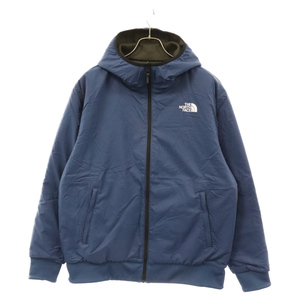 ザノースフェイス Reversible Tech Air Hoodie リバーシブル テック エアー フーディ ジップアップ ジャケット ブルー/カーキ NT62289