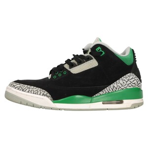 NIKE ナイキ AIR JORDAN 3 RETRO PINE GREEN エアジョーダン 3 レトロ ハイカットスニーカー パイン グリーン US9.5/27.5cm CT8532-030