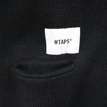 WTAPS ダブルタップス 23AW Palmer / Sweater / Poly Black パーマー セーター ポリ ブラック 232MADT-KNM03_画像4