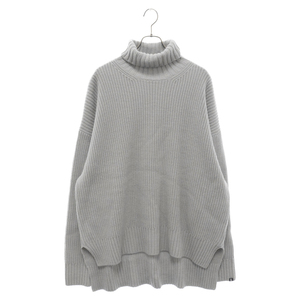 SOPHNET. ソフネット 21aw BAGGY TURTLE NECK KNIT バギー タートルネック ウールニットセーター 長袖セーター グレー SOPH-212068