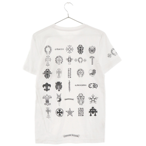 CHROME HEARTS クロムハーツ Multi Logo マルチバックロゴ 半袖カットソー 半袖Tシャツ ホワイト