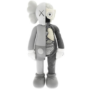 MEDICOM TOY メディコムトイ × KAWS COMPANION OPEN EDITION カウズ コンパニオン オープンエディション フィギュア 人形 灰色 グレー