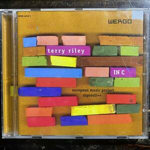 ドイツ盤CD Terry Riley テリー・ライリー European Music Project, zignorii++ In C WERGO WER 6650 2 2002 ミニマル