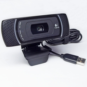 即決 送料350円から Logicool ロジクール HD Pro Webcam C910 V-U0017 カールツァイス HD 1080P ★動作品