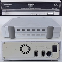 即決 Panasonic パナソニック IEEE1394接続 カートリッジ式 DVD-RAM対応 ドライブ LF-D340J 本体のみ ★動作可 一部難あり ジャンク_画像6