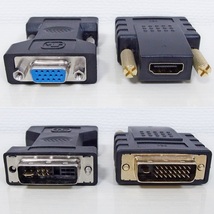 即決 送料185円 I-O DATA USB-RGB/D2 USBグラフィックアダプター + DVI-VGA変換 + DVI-HDMI 変換 + HDMIケーブル ★Win11 動作確認済み_画像7