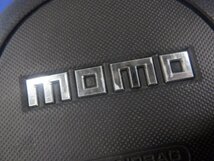 【D】ダイハツ　アトレーワゴン　S331G/S321G　ステアリング　momo　モモ　ホーンパッド付　インフレーター無し_画像2
