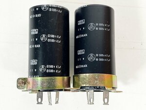 日本ケミコン NIPPON CHEMI CON 500V 47μF+47μF 電解コンデンサ 2個 [32551]