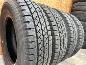 送料無料【超バリ山】195/80R15 107/105L LT BRIDGESTONE BLIZZAK VL1 スタッドレス 19年製造 4本セット ハイエース キャラバン等