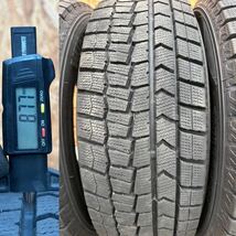 送料無料【バリ山】22年製造 195/65R15 91Q DUNLOP WINTERMAXX WM02 スタッドレス 4本セット プリウス ノア ヴォクシー等_画像4