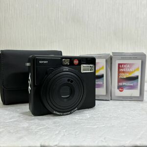 [K2875] 1 jpy start!LEICA SOFORT Leica zo four to original case original film attached instant film camera 