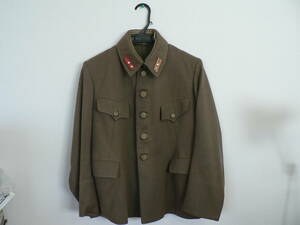  Japan land army lieutenant military uniform collar chapter large Japan . country land army have been cleaned 