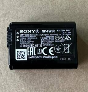 [253]純正未使用SONY ソニーバッテリーNP-FW50 α5000 α5100 α6000 α6100 α6400 α7S DSC SLT NEX