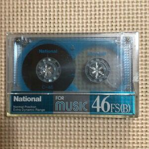 national[ National ]for MUSIC 46FS(B) normal position cassette tape [ unopened new goods ]*