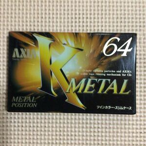 AXIA K METAL 64 メタルポジション カセットテープ【未開封新品】■■