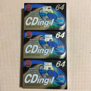 TDK CDingⅠ 64 2パックx3 ノーマルポジション カセットテープ6本セット【未開封新品】■■