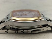 C56 1円～ 現状渡し 稼働品 セイコー SEIKO ルキア Lukia lk 3B51-0AE0 電波ソーラー 腕時計 ピンク系文字盤 ゴールドカラー レディース_画像5