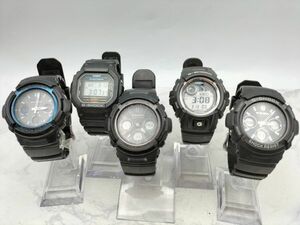 C70 1円～ 稼動品 現状渡し カシオ CASIO G-SHOCK G-ショック アナデジ デジタル タフソーラー クオーツ 腕時計 メンズ まとめて5点セット