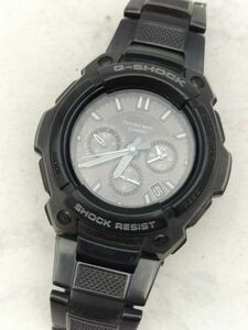 C13 1円～ 稼働品 カシオ CASIO G-SHOCK Gショック MTG-1200B タフソーラー 腕時計 デイト ステンレス ブラックカラー 黒文字盤 メンズ