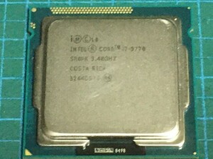 Intel Core i7-3770 4C/8T 3.40GHz : T.B 3.90GHz SR0PK 動作品、ネコポス発送