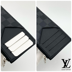 【極美品】ルイヴィトン LOUIS VUITTON ダミエグラフィットコインカード・ホルダー RFID ICチップ N64038 送料無料 送料込みの画像6