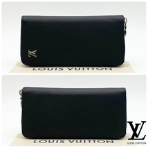 【最高峰品】ルイヴィトン LOUIS VUITTON タイガ ジッピーウォレット・ヴェルティカル ノワール M30317 RFID ICチップ 送料無料 送料込み_画像2