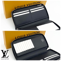 【最高峰品】ルイヴィトン LOUIS VUITTON タイガ ジッピーウォレット・ヴェルティカル ノワール M30317 RFID ICチップ 送料無料 送料込み_画像5