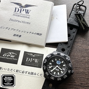  rare unused storage goods DPW diving & Professional watch Incursore ink ruso-reUNO UN army model BOX manual attaching inspection Breitling 