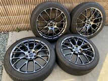 レイズ ボルクレーシング G16 鍛造 FORGED 245/45R20 ブリヂストン ALENZA 美品 NX ハリアー CX-5 RAV4 他_画像2