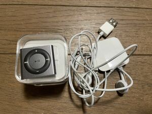 展示品★新品同様★Apple★アップル★iPod shuffle 本体★第4世代★スペースグレイ★2GB★MKMJ2J/A★完動品★動作確認済み★