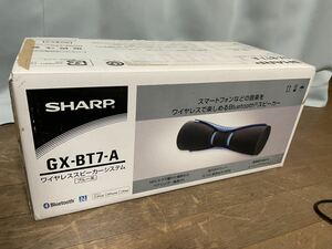 新品未使用★SHARP★シャープ★Bluetooth対応★ワイヤレススピーカーシステム★ブルー★GX-BT7-A★元箱★