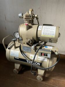 TOSHIBA★東芝★TOSCON★GP5-2S6 AIR COMPRESSOR★100V 0.2kW MAX.PRESS 6kgf/cm2★SKD-DEKK8★コンプレッサー★動作品★