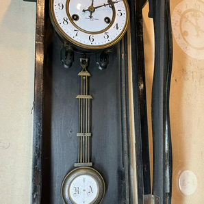 精工舎 ひさご バイオリン型 座敷時計 柱時計 古時計 の画像9