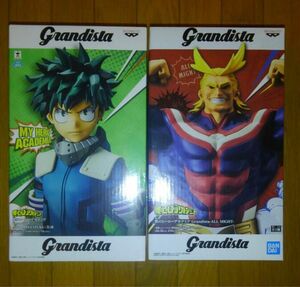 僕のヒーローアカデミア　Grandista（グランディスタ）緑谷出久　オールマイト　フィギュア２点セット Grandista